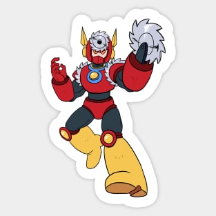 RUBY SPEARS METAL MAN Sticker